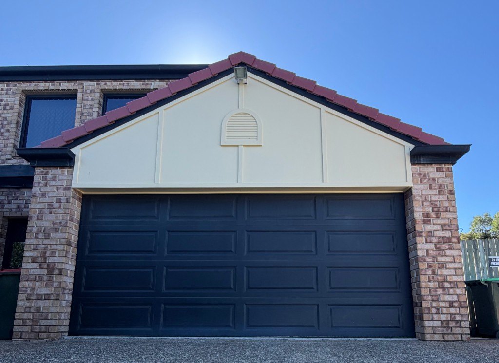 Garage exterior, after
